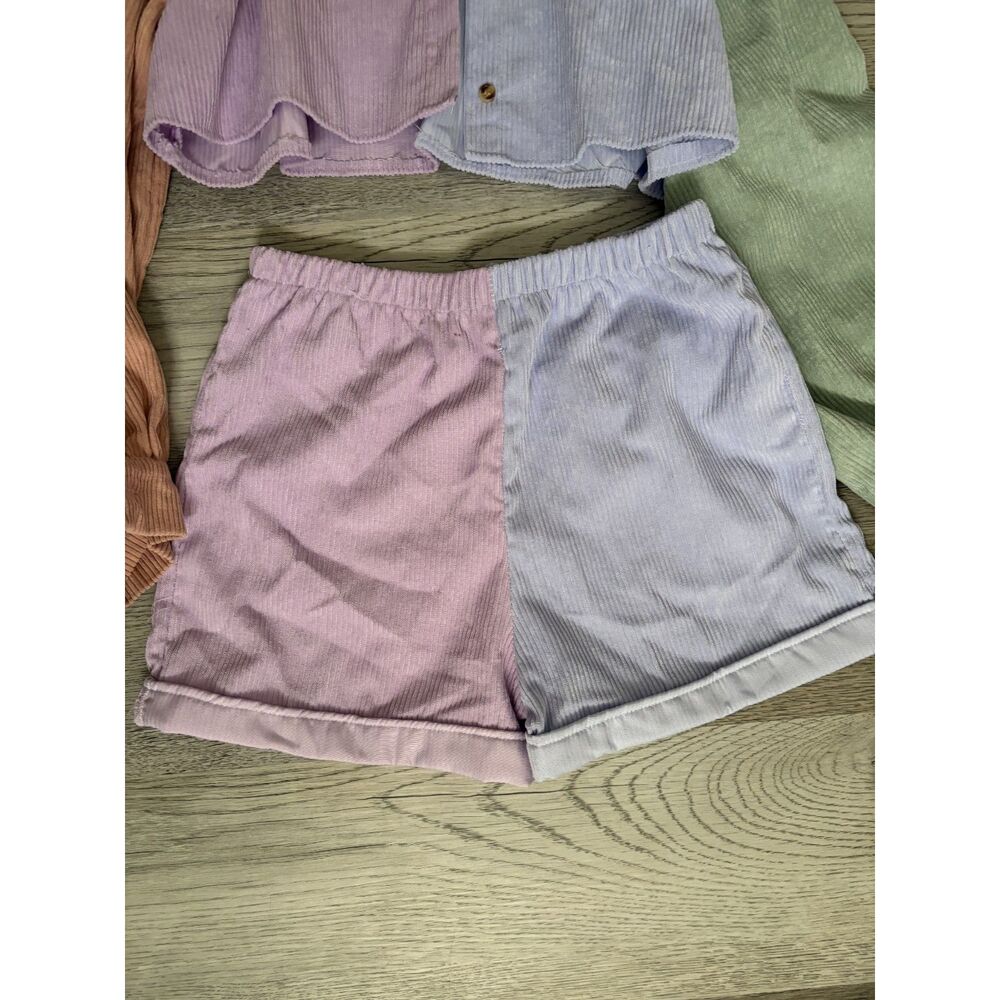 Nasty Gal Color Block Shorts set - Picture 5 of 5